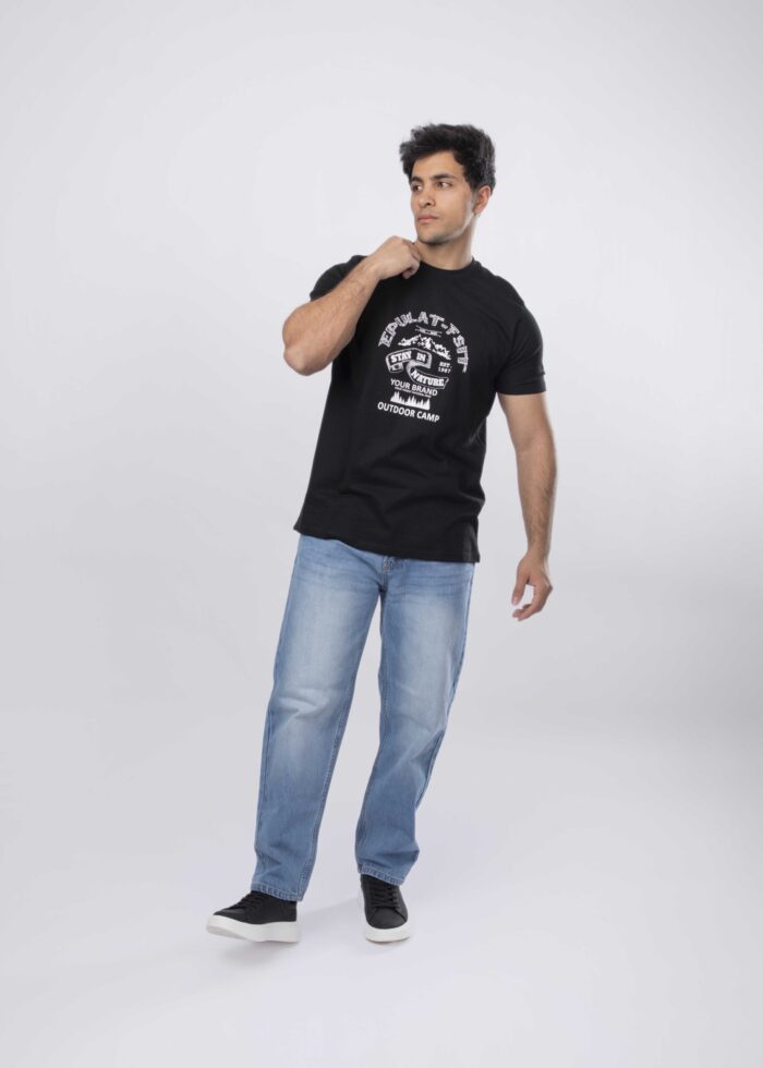 Men "Stay in Nature" Printed T-Shirt - Image 2