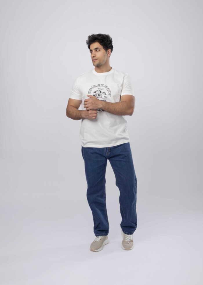 Men "Stay in Nature" Printed T-Shirt - Image 1