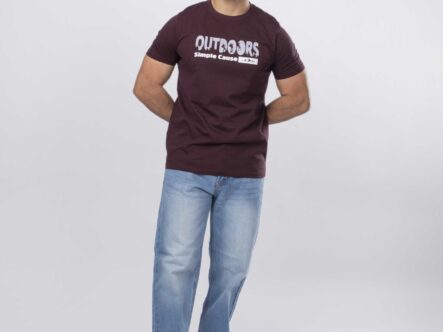 Men "Outdoors" Printed T-Shirt