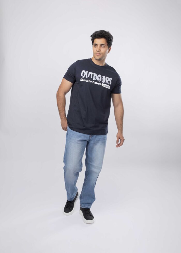 Men "Outdoors" Printed T-Shirt - Image 1