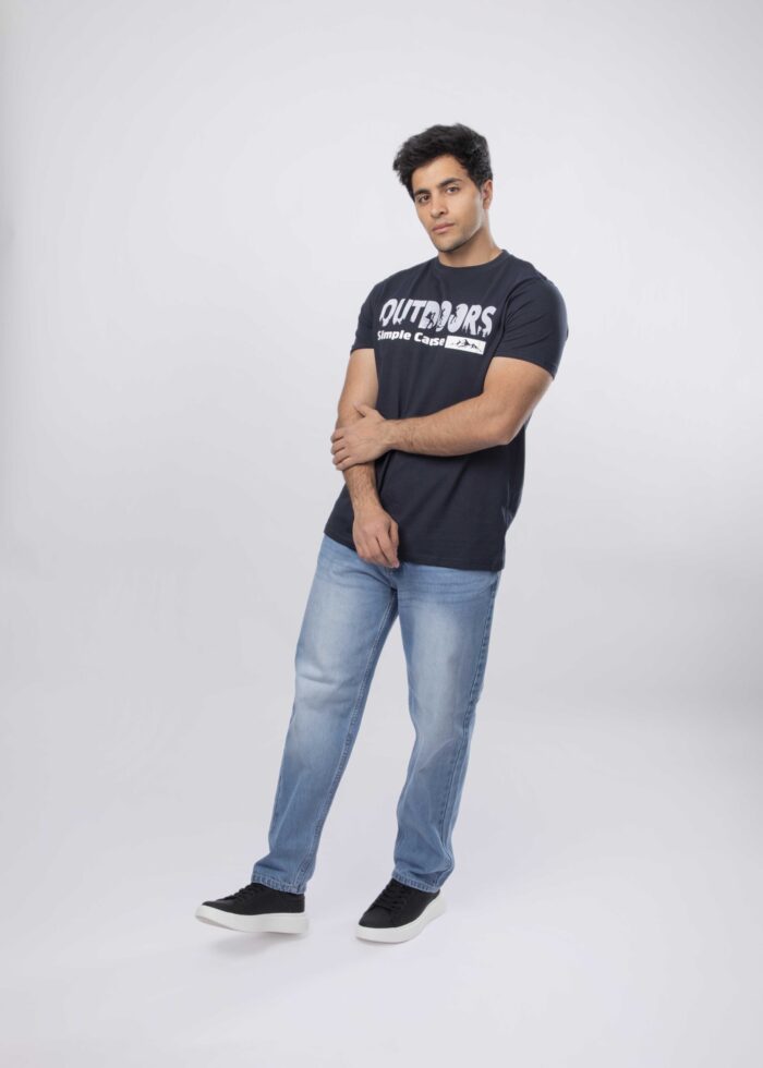 Men "Outdoors" Printed T-Shirt - Image 2