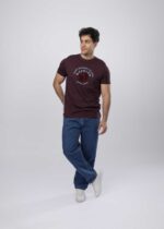 Men "Warrior" Printed T-Shirt