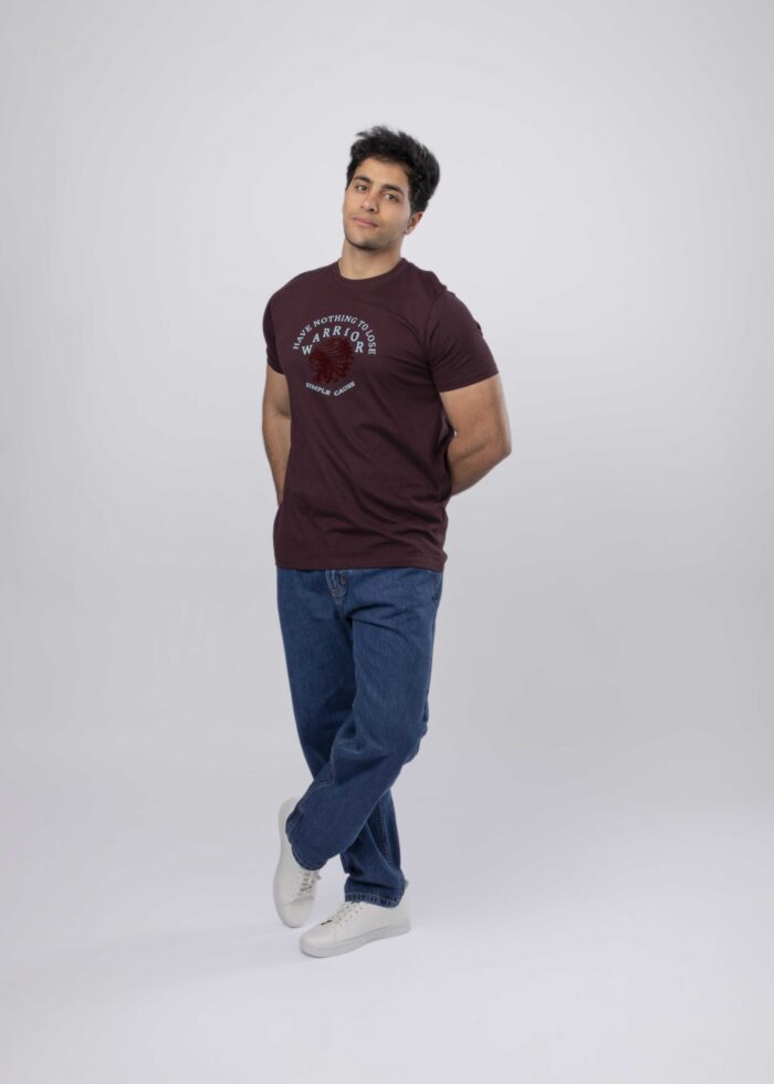 Men "Warrior" Printed T-Shirt - Image 2