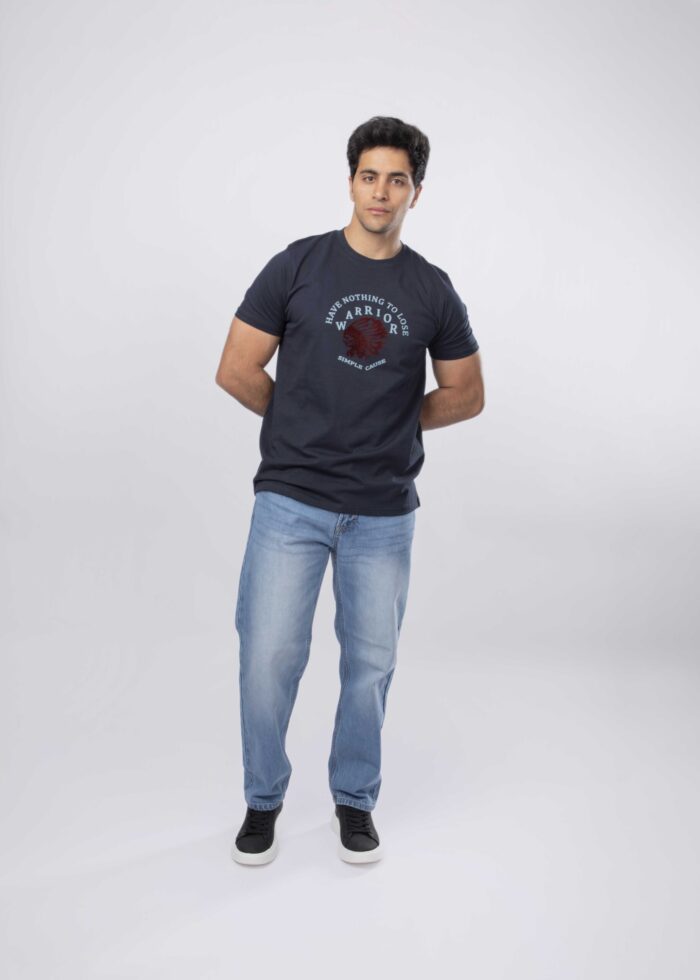 Men "Warrior" Printed T-Shirt - Image 2