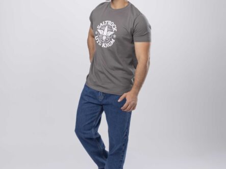 Men "SALTROCK UTD KNGM" Printed T-Shirt