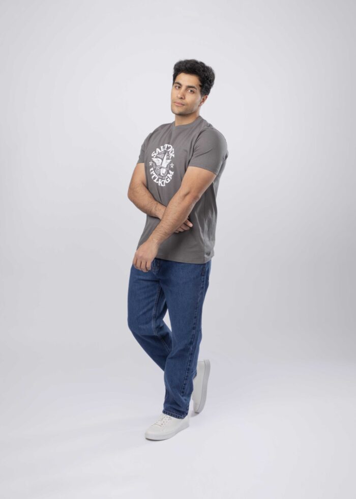 Men "SALTROCK UTD KNGM" Printed T-Shirt - Image 2