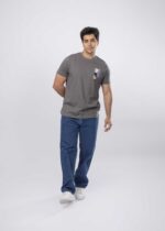 Men "Without geometry life is pointless" Printed T-Shirt