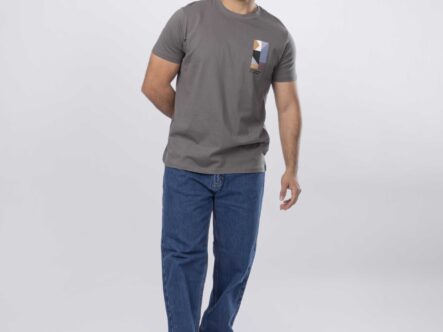 Men "Without geometry life is pointless" Printed T-Shirt