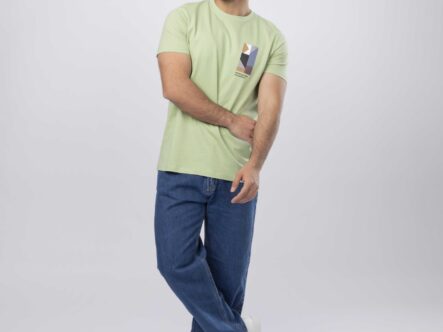 Men "Without geometry life is pointless" Printed T-Shirt