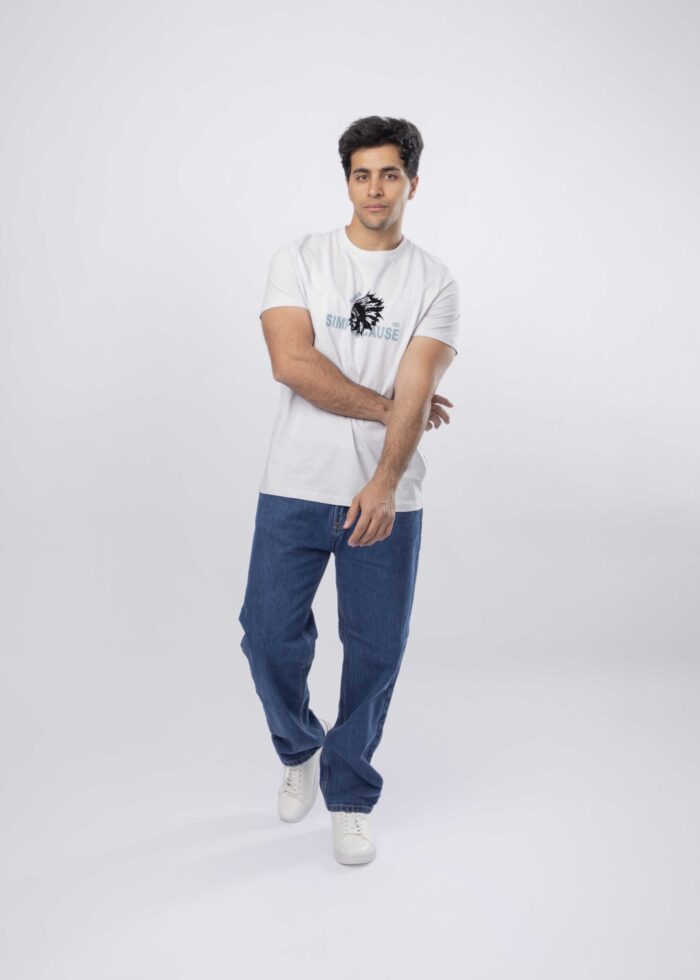 Men "Warrior" Printed T-Shirt - Image 1