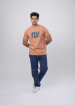 Men "Fly" Printed T-Shirt