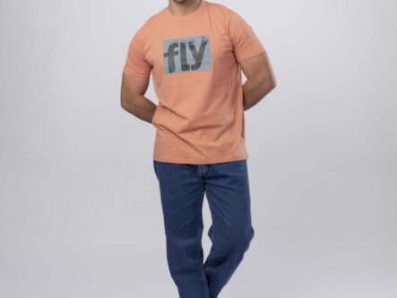 Men "Fly" Printed T-Shirt
