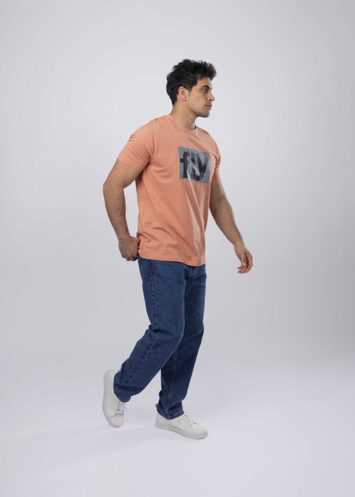 Men "Fly" Printed T-Shirt - Image 2