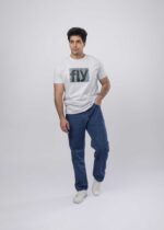 Men "Fly" Printed T-Shirt