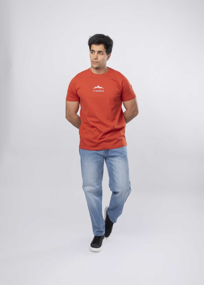 Men "It Always" Printed T-Shirt - Image 1