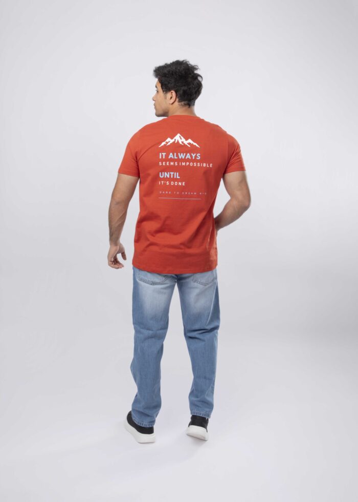 Men "It Always" Printed T-Shirt - Image 2