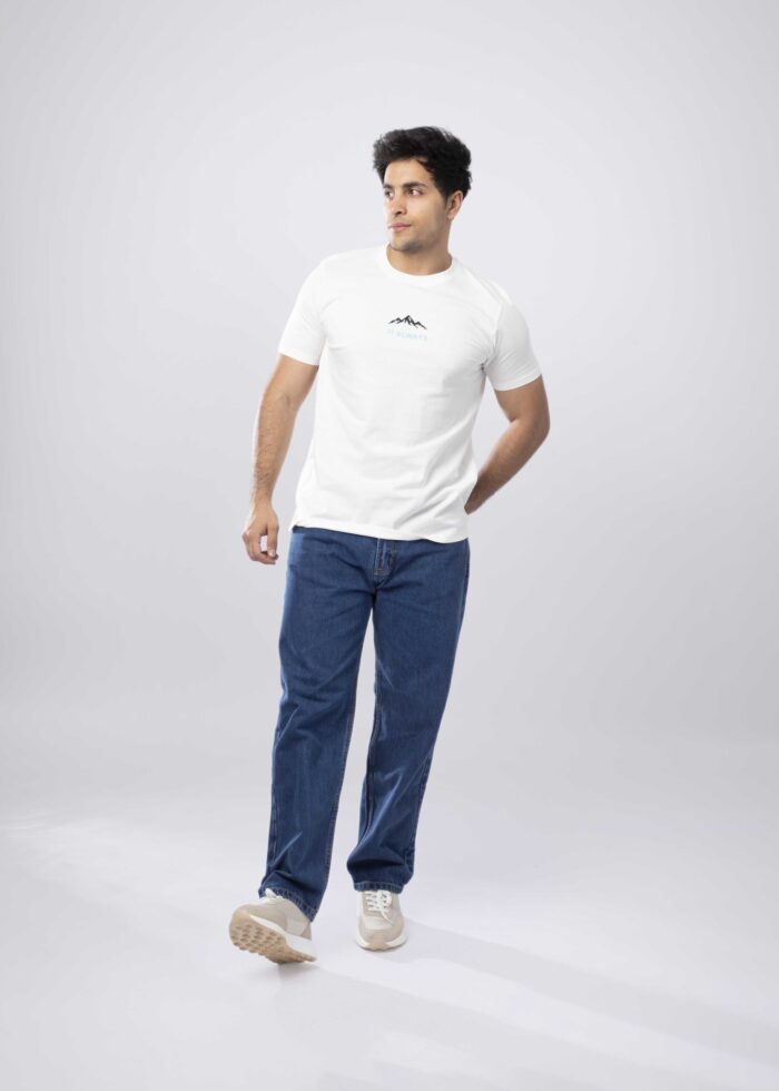 Men "It Always" Printed T-Shirt - Image 1