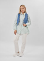 ⁦قميص نسائي مخطط⁩ - الصورة ⁦2⁩