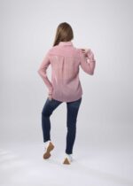 ⁦قميص نسائي مزين بكشكش⁩ - الصورة ⁦3⁩