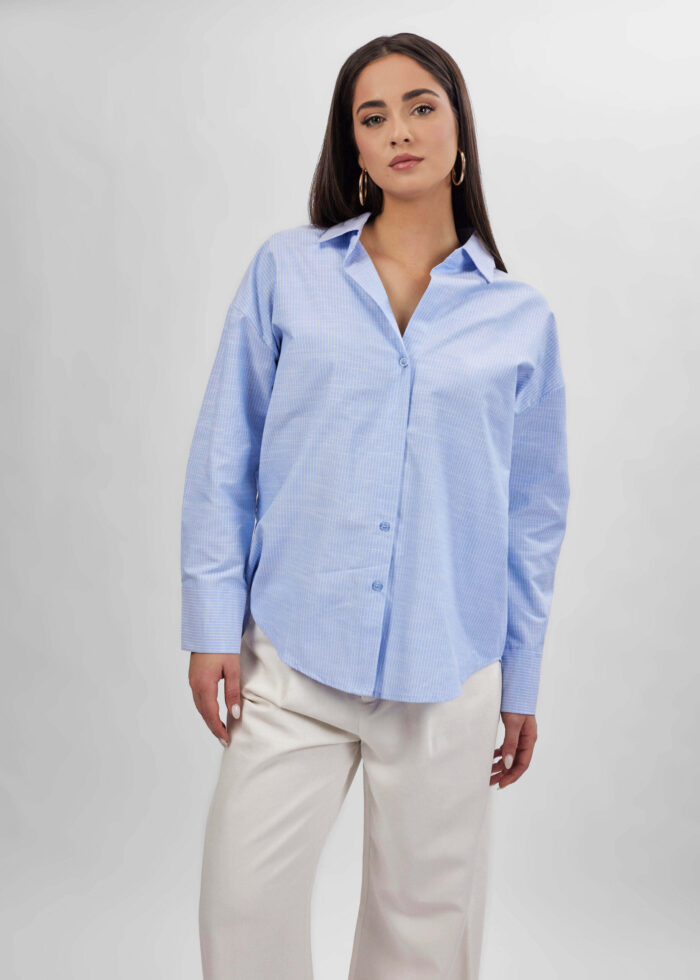 Women Striped Shirt - Image 2