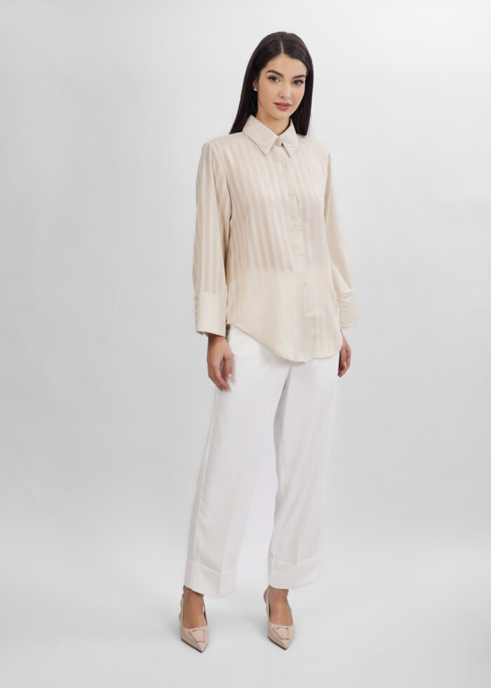 Women Striped Shirt - Image 2
