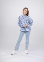 ⁦قميص نسائي معرق⁩ - الصورة ⁦2⁩