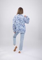 ⁦قميص نسائي معرق⁩ - الصورة ⁦3⁩