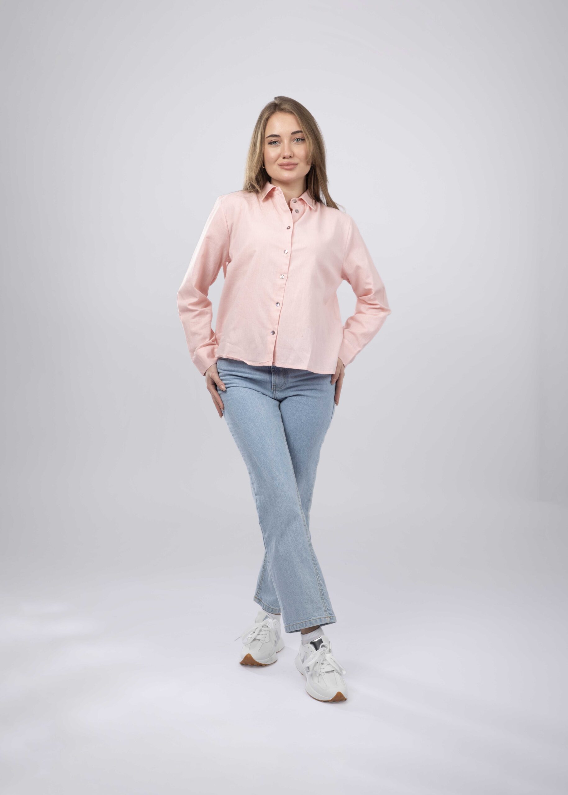 6125204069513-a قميص نسائي سادة - الصورة 1