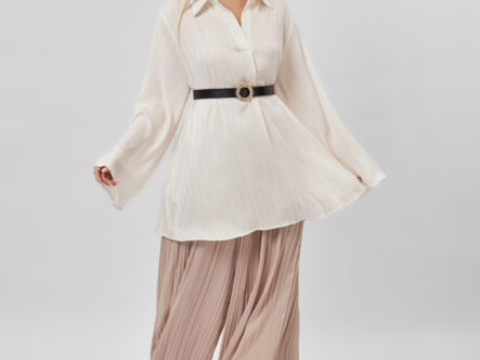 Women Pleated Flow Trouser
