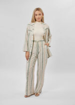 Women Striped Flow Trouser