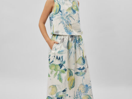 Women Printed Long Skirt