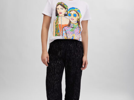 Women Striped Flow Trosuer