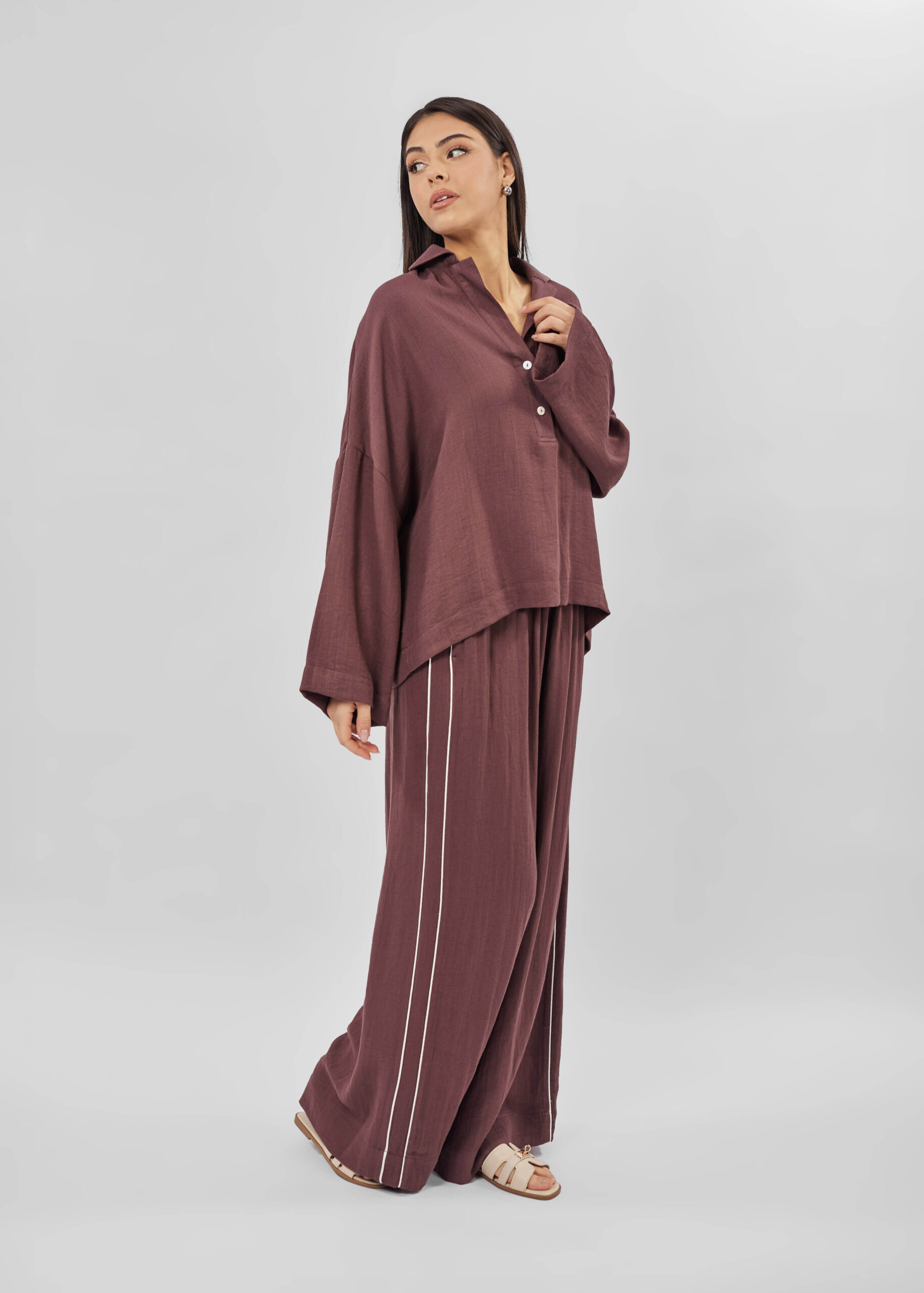 6125208053712-x بنطلون نسائي واسع - الصورة 1