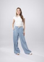 بنطلون جينز نسائي Wide-Leg