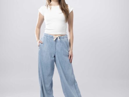 بنطلون جينز نسائي Wide-Leg