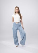 Women Wide-Leg Jeans Trouser - Image 2