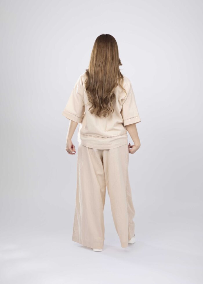 Women Embroidery Decor Flow Trouser - Image 2