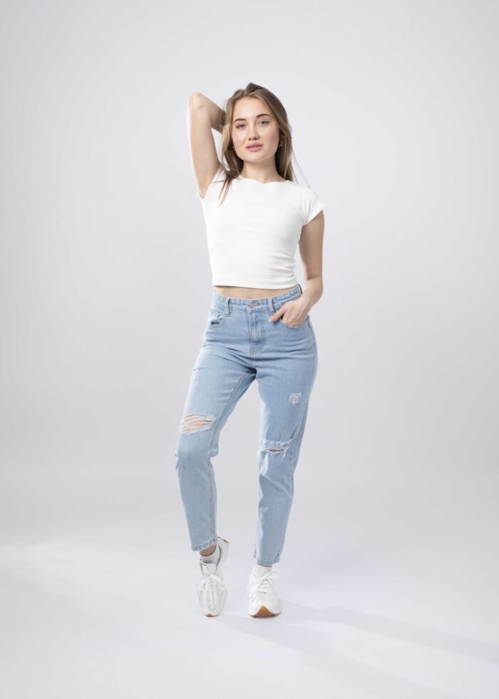 Women High-Rise Jeans Trouser - Image 1