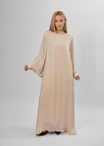 Women Glittery Fabric Long Dress - Image 2