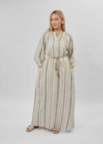 Women Striped Long Dress - Image 2