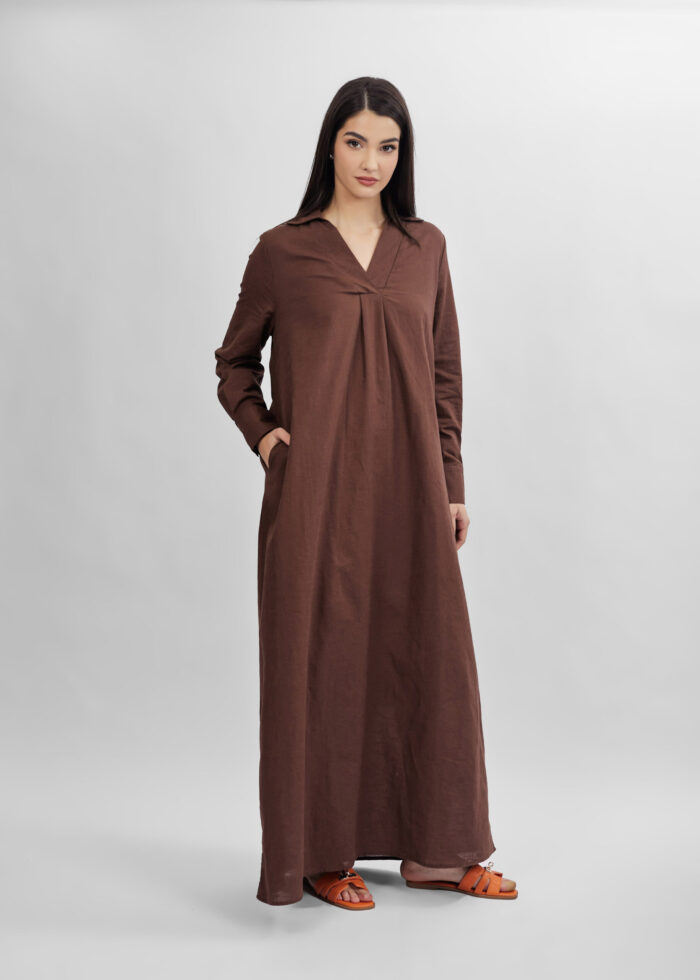 Women Plain Long Dress - Image 2