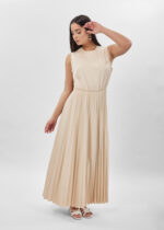 ⁦فستان نسائي كسرات طويل⁩ - الصورة ⁦2⁩