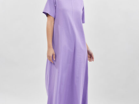 فستان نسائي سادة طويل