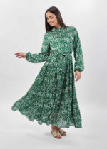 Women Pritned Long Dress
