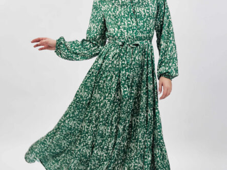 Women Pritned Long Dress