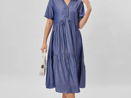 Women Ruffled Short Dress