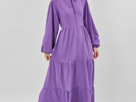 Women Ruffled Long Dress