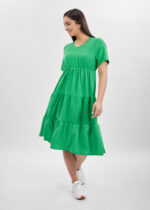 Women Ruffled Short Dress