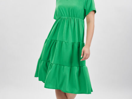 Women Ruffled Short Dress