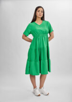Women Ruffled Short Dress - Image 2